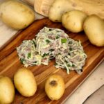 bacon cheese and shallot rissoles