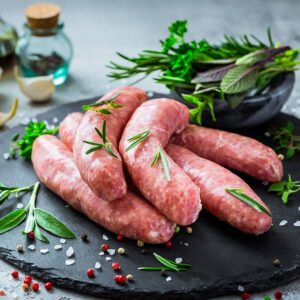 flavoured sausages